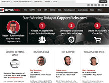 Tablet Screenshot of capperspicks.com
